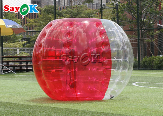 Blasen-Fußball-Bälle aufblasbarer Ball-Spiel-Spiel im Freien TPU PVC-Körper Zorb transparente