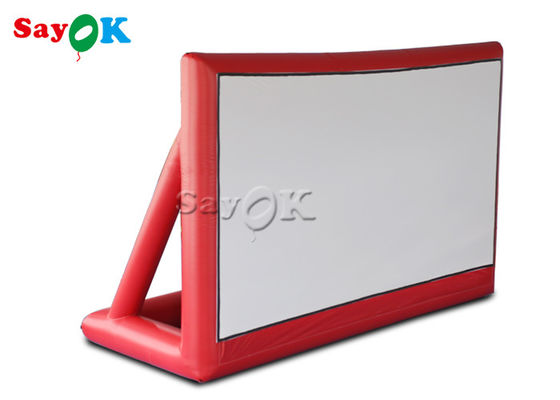 Aufblasbarer Theater-Schirm fertigte 7.25m 24ft aufblasbares Kinoleinwand-Kino-Auto-Parkplatz PVCs im Freien besonders an