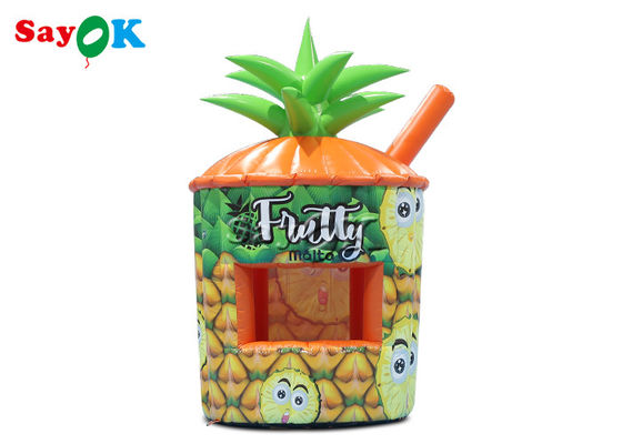 Aufblasbares Rasentelt PVC Ananas-Kiosk Portable Aufblasbare Booth mit Business-Blower