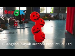 4.9ft Kürbisform LED Aufblasbare Aufgeblasene Modell Aufblasbare Kürbis Halloween Dekoration