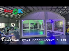 Aufblasbare Poolschatten Bubble Dome Gebäude überdachte Luftdeckel Wasserzelt