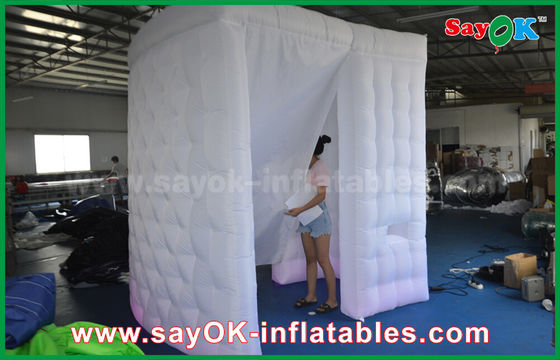 Aufblasbares Foto-Studio-weißer Bogen - geformter tragbarer aufblasbarer Passfotoautomat Shell 4 x 2,4 x 2.4m ROHS