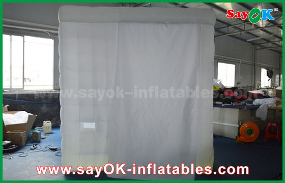 Aufblasbares Foto-Studio-weißer Bogen - geformter tragbarer aufblasbarer Passfotoautomat Shell 4 x 2,4 x 2.4m ROHS