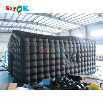 Tragbare LED-Disco-Beleuchtung Mobil Nachtclub Zelt Aufblasbare Cube Party Zelt Aufblasbare Nachtclub zu mieten