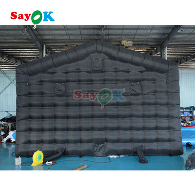 Tragbare LED-Disco-Beleuchtung Mobil Nachtclub Zelt Aufblasbare Cube Party Zelt Aufblasbare Nachtclub zu mieten