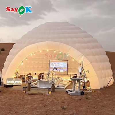 8m 26ft Langlebig Oxford Stoff Groß aufblasbar Igloo Dome Zelt mit Luftbläser