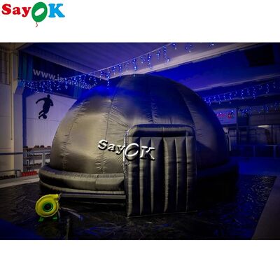 Schwarzes Projektionszelt mit Kuppel, aufblasbares Kino, Mobilplanetarium für die Schule