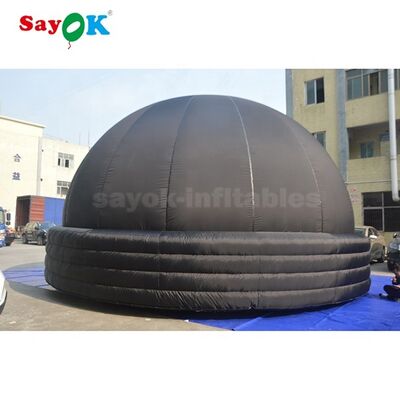 Sayok 100% Blackout 6m Schwarzes Planetarium Projektor Kuppel 360 Grad Projektion Planetarium Zelt zum Verkauf