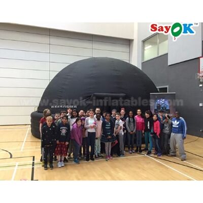 Sayok 100% Blackout 6m Schwarzes Planetarium Projektor Kuppel 360 Grad Projektion Planetarium Zelt zum Verkauf