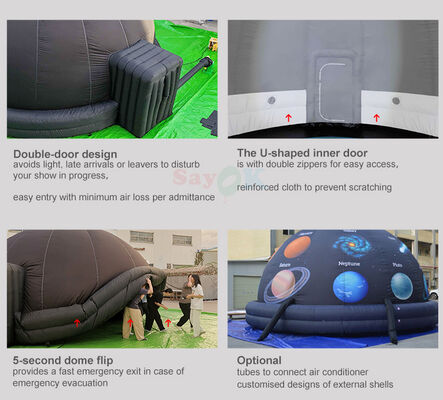 Sayok Portable Inflatable Planetarium Dome für die Schulbildung 5M 6M 7M 8M 9M 10M Durchmesser