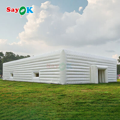 Sayok Extra Large 20m wasserdicht PVC Outdoor Event Party Camping Pavillon Marquee Cube Aufblaszelt