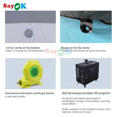 Sayok School Astronomie Aufblasbare Projektion Kuppel Zelt Aufblasbare Projektion Planetarium Zelt Planetarium Kuppel