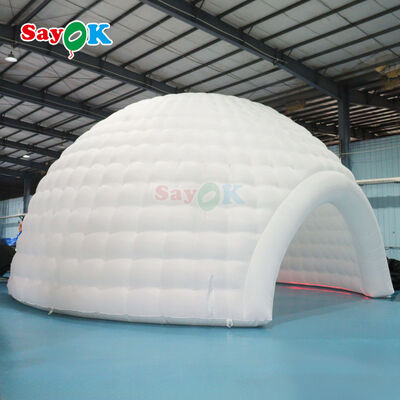 LED Lighting Waterproof Inflatable Dome Tent with Customizable Size for Outdoor Events