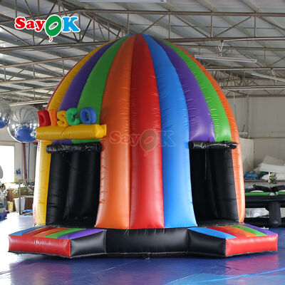 Flammhemmendes, UV-beständiges, tragbares aufblasbares Disco-Kuppelzelt für Outdoor-Events und Partys