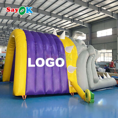 Customized Logo Inflatable Bulldog Tunnel Tent with Flame-Retardant and UV Resistant for Outdoor Football Sports