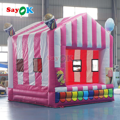Custom Logo Inflatable Popcorn Stand Tent with Waterproof PVC Tarpaulin for Portable Outdoor Events