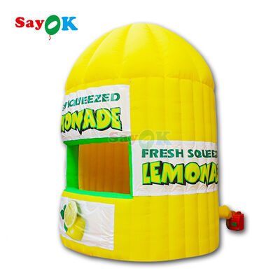Individuell bedruckbares aufblasbares Limonadenstand-Luftzelt mit wasserdichten und UV-beständigen Eigenschaften für Outdoor-Events