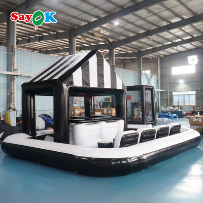 Waterproof Flame-Retardant Customizable Inflatable Pool Bar for Outdoor Events and Backyard Parties