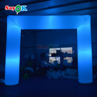 Portable Outdoor Inflatable LED Arch for Events Parties Advertisings