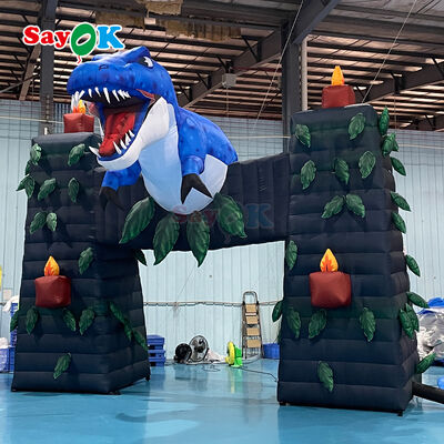 Custom Dinosaur Inflatable Arch for Outdoor Event Festival Advertising