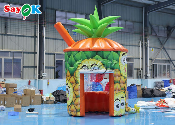 Aufblasbares Rasentelt PVC Ananas-Kiosk Portable Aufblasbare Booth mit Business-Blower