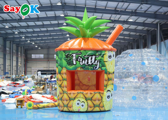 Aufblasbares Rasentelt PVC Ananas-Kiosk Portable Aufblasbare Booth mit Business-Blower