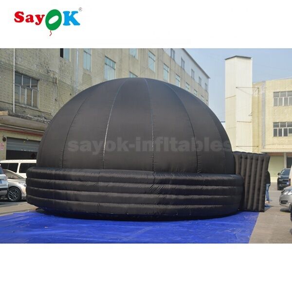 Sayok 100% Blackout 6m Schwarzes Planetarium Projektor Kuppel 360 Grad Projektion Planetarium Zelt zum Verkauf