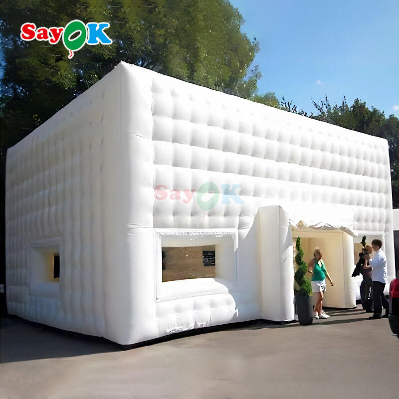 Wasserdichtes flammhemmendes UV-beständiges großes aufblasbares PVC-Zelt für Outdoor-Events und Partys